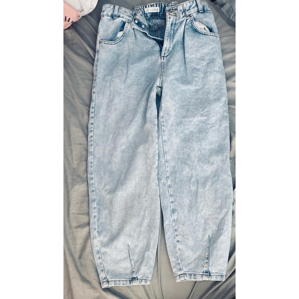 Light washed blue mom jeans ZARA KIDS 13/14 or XS